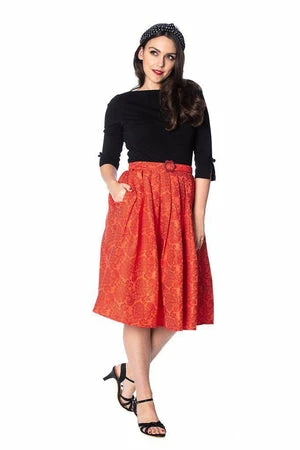 Banned Florida Jacquard Skirt 6 Banned Florida Jacquard Skirt - Image 6