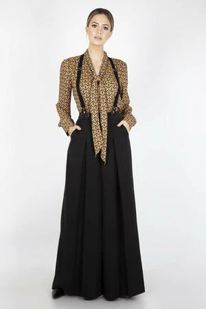 Voodoo Vixen Gabby Crepe Long Sleeve Bow Top 3 Voodoo Vixen Gabby Crepe Long Sleeve Bow Top - Image 3