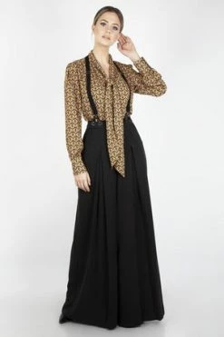 Voodoo Vixen Gabby Crepe Long Sleeve Bow Top 13 Voodoo Vixen Gabby Crepe Long Sleeve Bow Top -Clorhing Shop gabby crepe long sleeve bow top voodoo vixen 5 300x