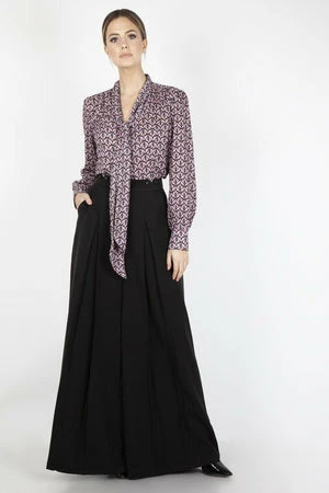 Voodoo Vixen Gabby Crepe Long Sleeve Bow Top 8 Voodoo Vixen Gabby Crepe Long Sleeve Bow Top - Image 8