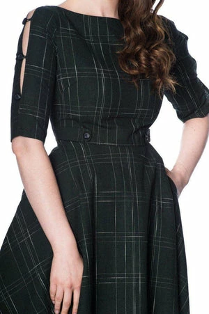 Banned Gabrielle Check Dress 4 Banned Gabrielle Check Dress - Image 4