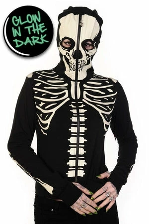 Banned Glow In The Dark Skeleton Hand Hoodie 1 Banned Glow In The Dark Skeleton Hand Hoodie