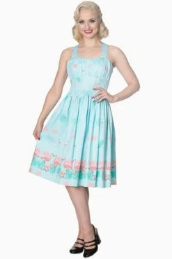 Banned Going My Way Halter Neck Dress