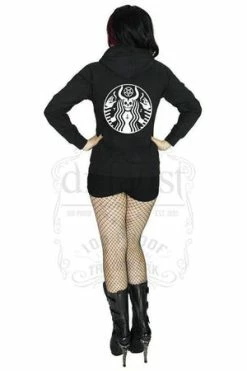 Dr Faust Gothbucks Women's Black Hoodie - Astrid