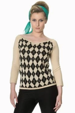 Banned Great Heights Off Shoulder Knit Top