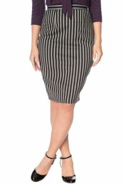 Banned Grey Lines Skirt -Clorhing Shop grey lines skirt banned 3 300x