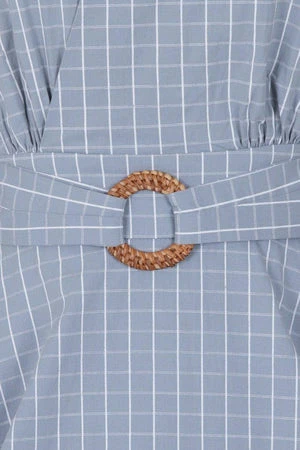 Banned Grid Check Dress 4 Banned Grid Check Dress - Image 4