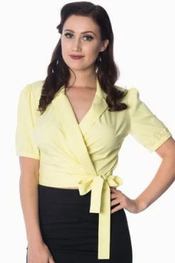 Banned Happy Days Wrap Top -Clorhing Shop happy days wrap top banned 17 300x