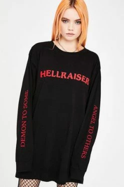 Long Clothing Hell Raiser Long Sleeve - Unisex -Clorhing Shop hell raiser long sleeve unisex long clothing 2 300x