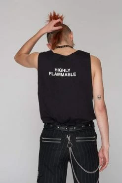 Long Clothing Highly Flammable Vest - Unisex -Clorhing Shop highly flammable vest unisex long clothing 4 300x