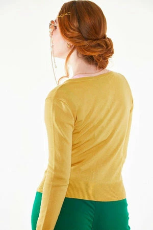 Voodoo Vixen Honey Bee Embroidered Cardigan 2 Voodoo Vixen Honey Bee Embroidered Cardigan - Image 2