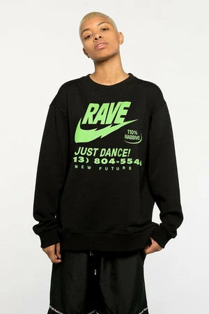 Long Clothing Illegal Rave Sweatshirt - Unisex 2 Long Clothing Illegal Rave Sweatshirt - Unisex - Image 2