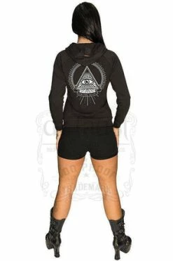 Dr Faust Illuminati Eye Faust Hoodie - Eliana