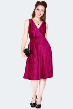 Voodoo Vixen Irene Velvet Midi Dress -Clorhing Shop irene velvet midi dress dra 8379 mag 01.1463 9ece7e71 08e0 401d 81be c4e5d10f2727 300x