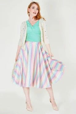 Voodoo Vixen Isla Pastel Polka Dot Cardigan -Clorhing Shop isla pastel polka dot cardigan voodoo vixen 4 300x