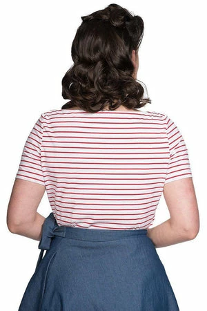 Banned Italy Sail Stripe Top 2 Banned Italy Sail Stripe Top - Image 2