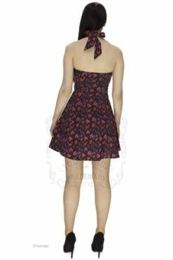 Dr Faust Japans Cherry Blossom Mini Dress - Sabrina -Clorhing Shop japans cherry blossom mini dress sabrina dr faust 4 300x