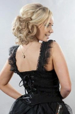 Burleska Jessie Victorian Vintage Top In Lycra And Lace Overlay -Clorhing Shop jessie victorian vintage top in lycra and lace overlay burleska 4 300x