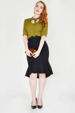 Voodoo Vixen Katherine 40s Style Green Blouse -Clorhing Shop katherine 40s style green blouse tpa 1914 grn 02.425 300x