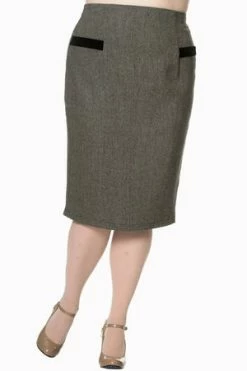 Banned Lady Luck Pencil Plus Size Skirt