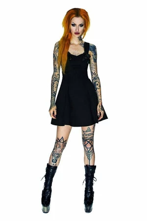 Dr Faust LBD Corset Fibre Little Black Mini Dress - Samantha 1 Dr Faust LBD Corset Fibre Little Black Mini Dress - Samantha