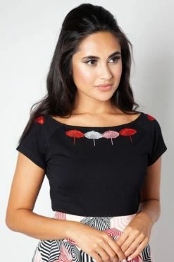 Voodoo Vixen Leah Parasole Knit Top