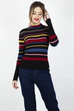 Voodoo Vixen Leah Turtle Neck Sweater -Clorhing Shop leah turtle neck sweater voodoo vixen 3 300x