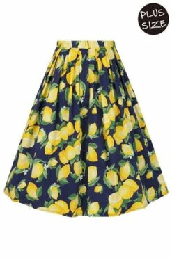 Banned Lemon Pleat Skirt -Clorhing Shop lemon pleat skirt banned 7 300x