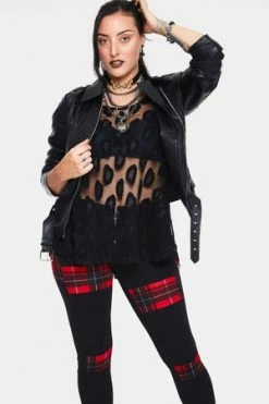 JAWBREAKER Leo Mesh Sleeveless Top -Clorhing Shop leo mesh sleeveless top jawbreaker 3 300x