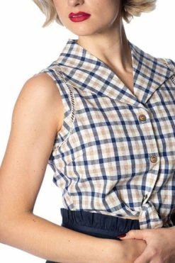 Banned Lets Vacay Button Top -Clorhing Shop lets vacay button top banned 3 300x