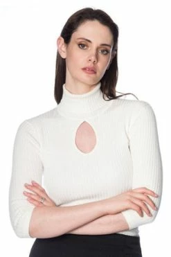 Banned Louise Ribbed Knit Polo 14 Banned Louise Ribbed Knit Polo -Clorhing Shop louise ribbed knit polo banned 3 300x