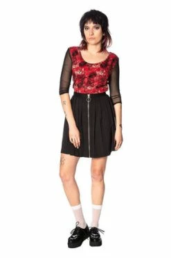 Banned Mad Dame Mesh Top -Clorhing Shop mad dame mesh top banned 3 300x