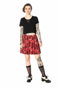Banned Mad Dame Skater Skirt -Clorhing Shop mad dame skater skirt banned 3 300x