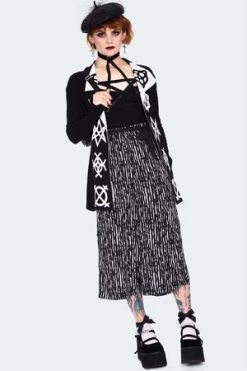 JAWBREAKER Magic Symbols Reverse Cardigan -Clorhing Shop magic symbols reverse cardigan caa 3650 02.1168 300x