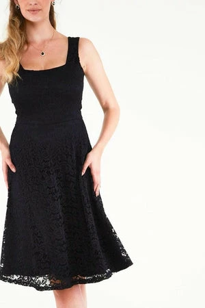 Voodoo Vixen Maxine Black Lace Dress 4 Voodoo Vixen Maxine Black Lace Dress - Image 4