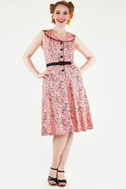 Voodoo Vixen May Belle Pink Cocktail Dress -Clorhing Shop may belle pink cocktail dress dra 8356 01.491 2eaca3ea a33e 4cdb a3af 3bb91984e74e 300x