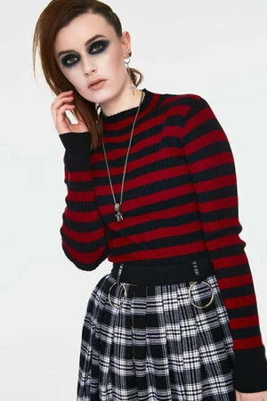 JAWBREAKER Menace Stripe Sweater 1 JAWBREAKER Menace Stripe Sweater