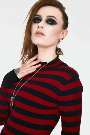 JAWBREAKER Menace Stripe Sweater 5 JAWBREAKER Menace Stripe Sweater - Image 5