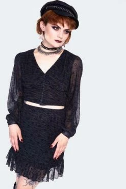 JAWBREAKER Mesh Green Zebra With Stars Long Sleeve 7 JAWBREAKER Mesh Green Zebra With Stars Long Sleeve -Clorhing Shop mesh green zebra with stars longsleeve tpa 2608 02.1438 300x