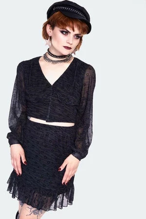 JAWBREAKER Mesh Green Zebra With Stars Long Sleeve 3 JAWBREAKER Mesh Green Zebra With Stars Long Sleeve - Image 3