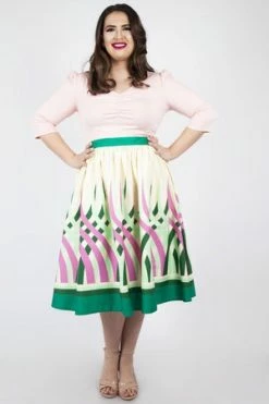 Voodoo Vixen Mia Colour Wheel Border Print Flare Skirt 16 Voodoo Vixen Mia Colour Wheel Border Print Flare Skirt -Clorhing Shop mia colour wheel border print flare skirt voodoo vixen 8 300x