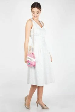 Voodoo Vixen Monroe White Bridal Dress -Clorhing Shop monroe white bridal dress voodoo vixen 6 300x