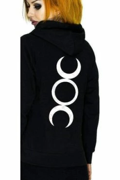 Clorhing Shop -Clorhing Shop moon child womens black hoodie aranza dr faust 2 300x