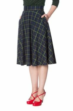 Banned Mrs Clause Pleated Skirt -Clorhing Shop mrs clause pleated skirt banned 9 300x