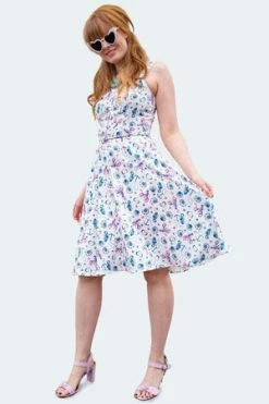 Voodoo Vixen Nautical Print Button Front Dress -Clorhing Shop nautical print button front dress dra 9538 02.1663 98efd043 b750 452c b42a 098e0ad04a7f 300x