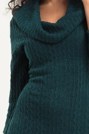 Voodoo Vixen Olivia Green Knit Fitted Dress 4 Voodoo Vixen Olivia Green Knit Fitted Dress - Image 4