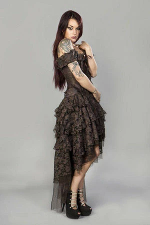 Burleska Ophelie Burlesque Corset Dress King Brocade 13 Burleska Ophelie Burlesque Corset Dress King Brocade - Image 13