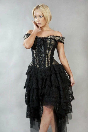 Burleska Ophelie Burlesque Corset Dress King Brocade 3 Burleska Ophelie Burlesque Corset Dress King Brocade - Image 3