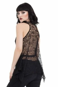 JAWBREAKER Ouiji Goth Vest Top -Clorhing Shop ouiji goth vest top jawbreaker 4 300x