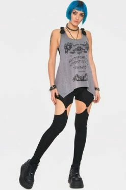 JAWBREAKER Ouiji Goth Vest Top -Clorhing Shop ouiji goth vest top jawbreaker 8 300x